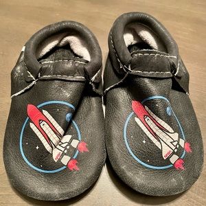 Freshly Picked “Up, Up, & Away!”  Mini Sole Moccasins